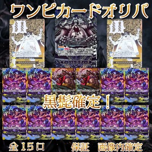 ワンピカードオリパ　黒髭確定！　12800円　ワンピースカードゲーム