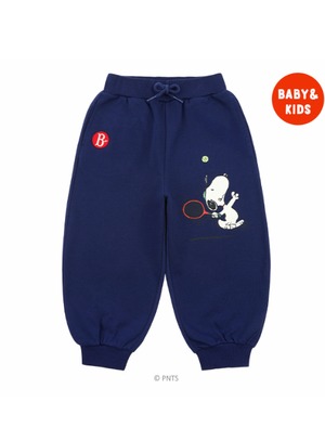 [BEBE DE PINO] Playing tennis Snoopy sweatpants 正規品 韓国ブランド 韓国ファッション 韓国代行 韓国通販 ベベドピノ bebedepino 日本 店舗 韓国 子供服