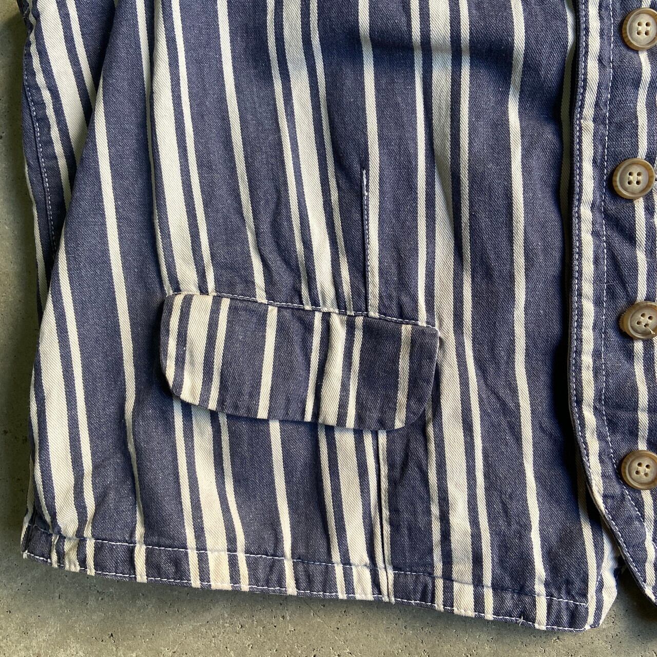 OLD GAP オールドギャップ デニムベスト 2nd 90年代 OLD GAP オールドギャップ ストライプ デニムベスト ジレ