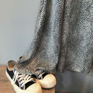 レオパード フィッシュテール ロングスカート 10261