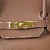 Hermès エルメス バーキン 40 ルトゥルネ クシュベル ゴールド ハンドバッグ ゴールド金具 ▢C：1999年