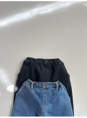 〖取寄〗韓国子供服 / 26winter / minirobe / ダーツデニムパンツ / キッズ *S~XL*