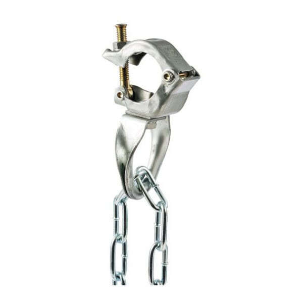 KS 吊りチェーン用単クランプ ３０個セット 許容荷重4.210N（430kgf）溶融亜鉛メッキ,高耐食性めっき鋼板,吊り足場,点検用足場,塗装・吹付足場,鉄工所,看板制作,溶接加工（国元商会）クニモト 1037210　	 (個人宅配送不可)チェーンへの負担を軽減する吊り輪です