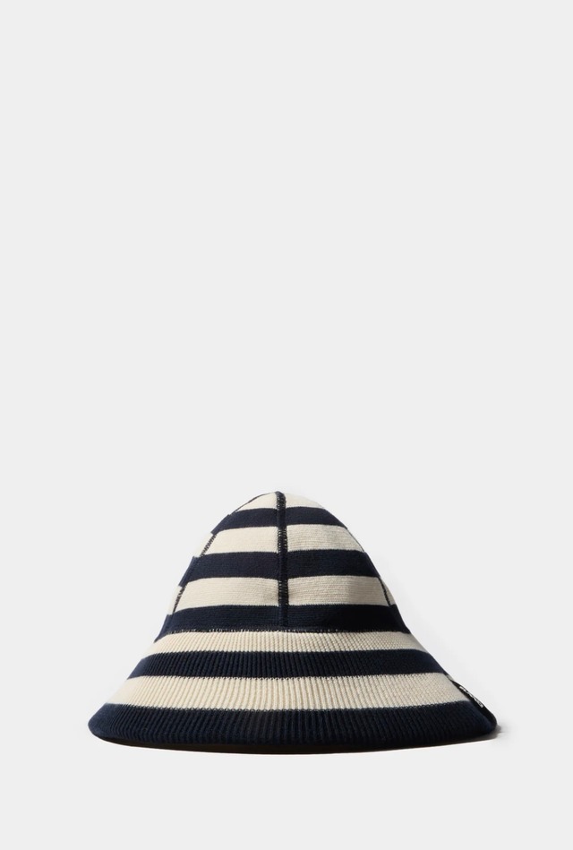 『SUNNEI』MAGLIAUNITA BUCKET HAT / cream & blue stripes