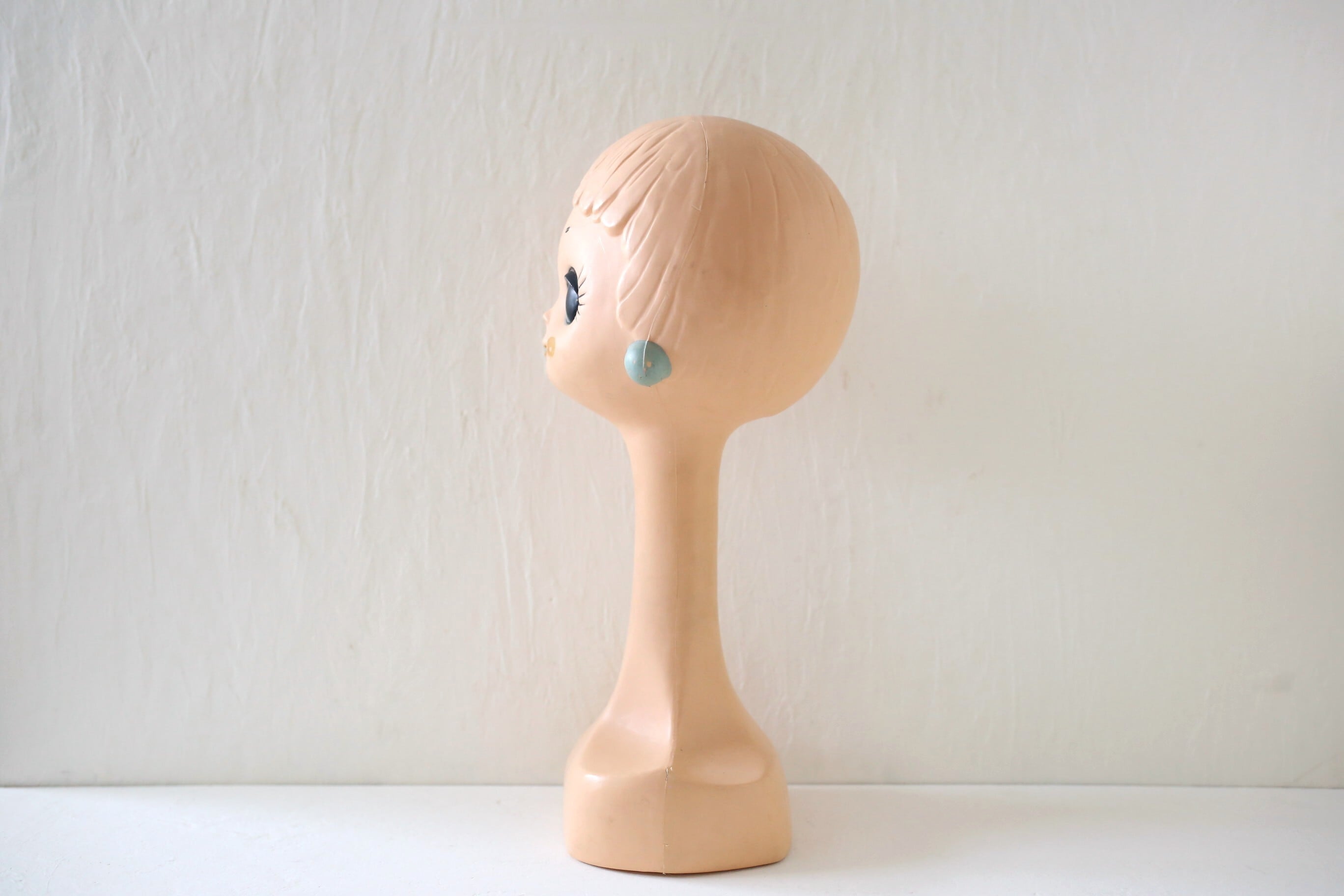 フランス アンティーク ヴィンテージ Twiggy ツィギー マネキンヘッド