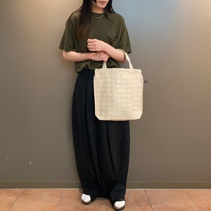 Bindu【ビンドゥ】ドットジャガード 縦型スモールトートバッグ  (BBB-2094DOT)