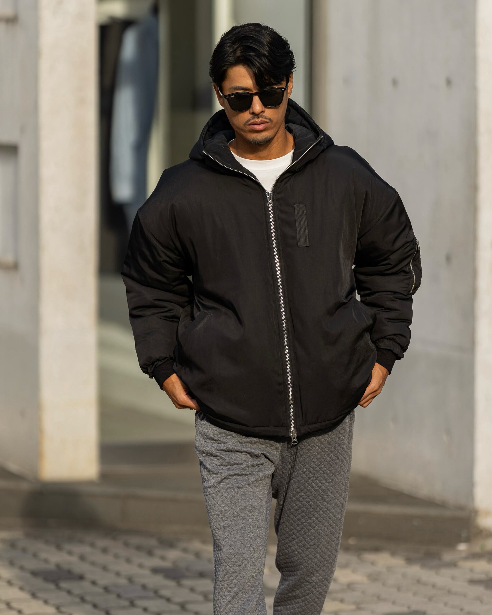 Military Hooded Jacket［24B009AMY］ミリタリージャケット | AMUY TRYSBAY