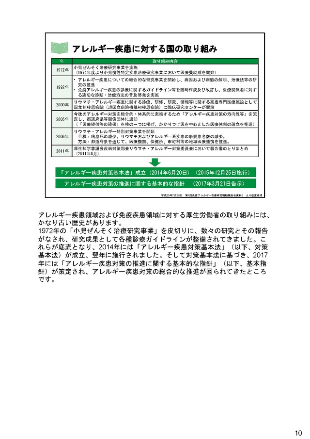 免疫アレルギー疾患研究のこれから