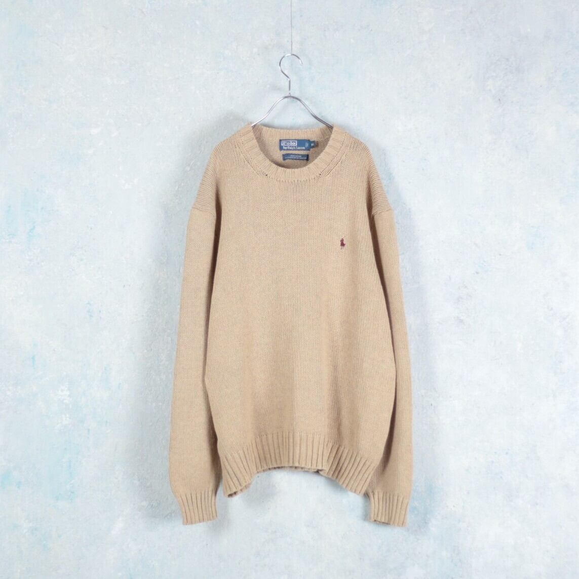 Polo by Ralph Lauren ベージュカラー オーバーサイズ コットン Polo by Ralph Lauren ベージュカラー オーバーサイズ コットン
