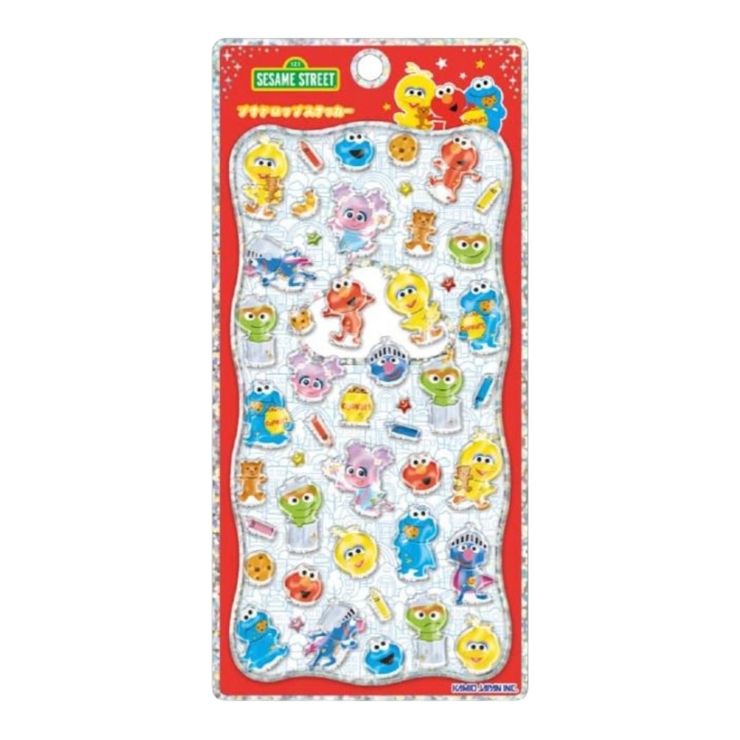 プチドロップステッカー セサミストリートデフォルメ | Jewelie