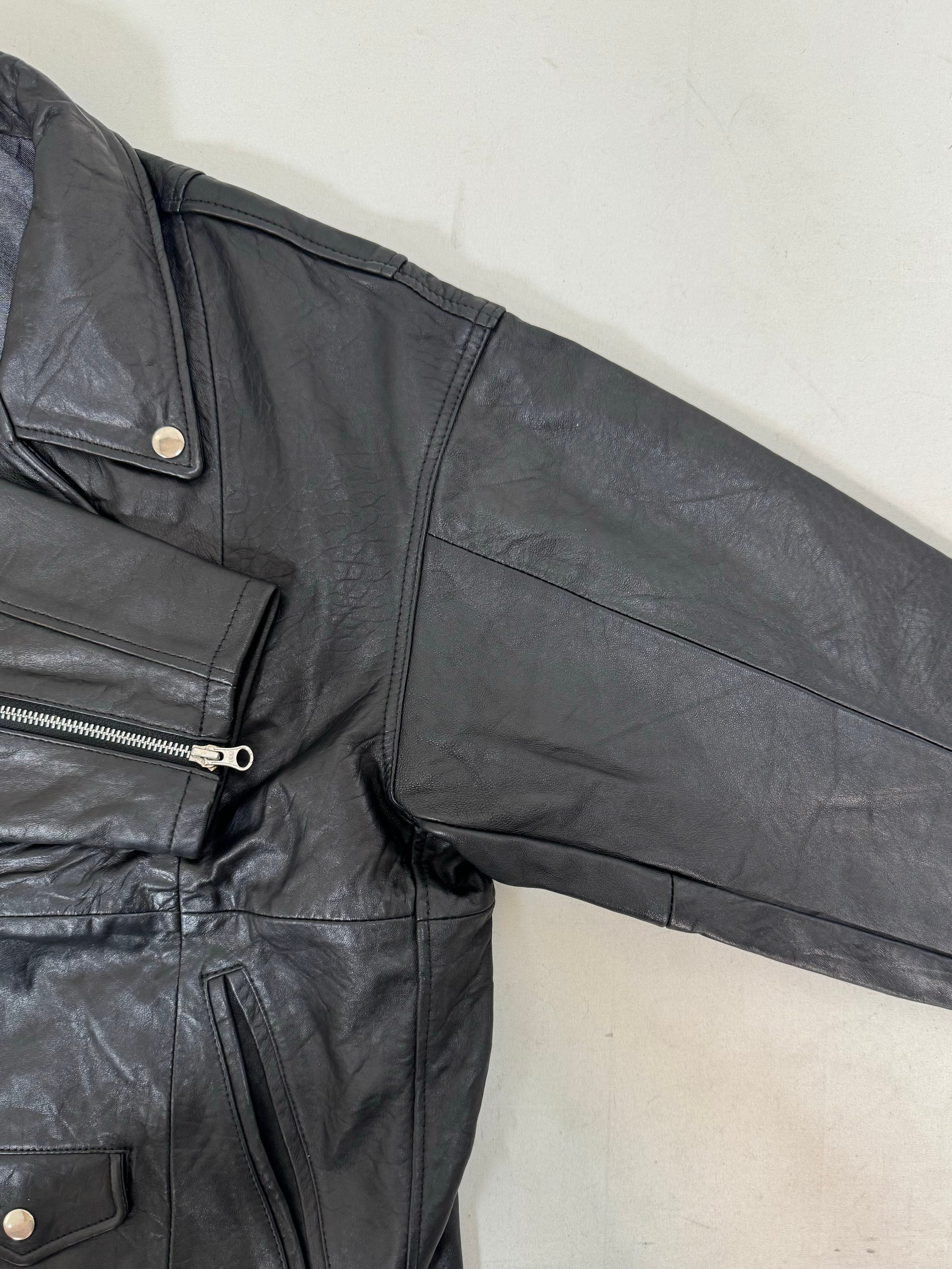 REMAKE LEATHER URBAN RIDERS JKT | yoused
