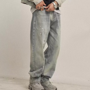 ウォッシュド ブルーライン デニムパンツ N3443