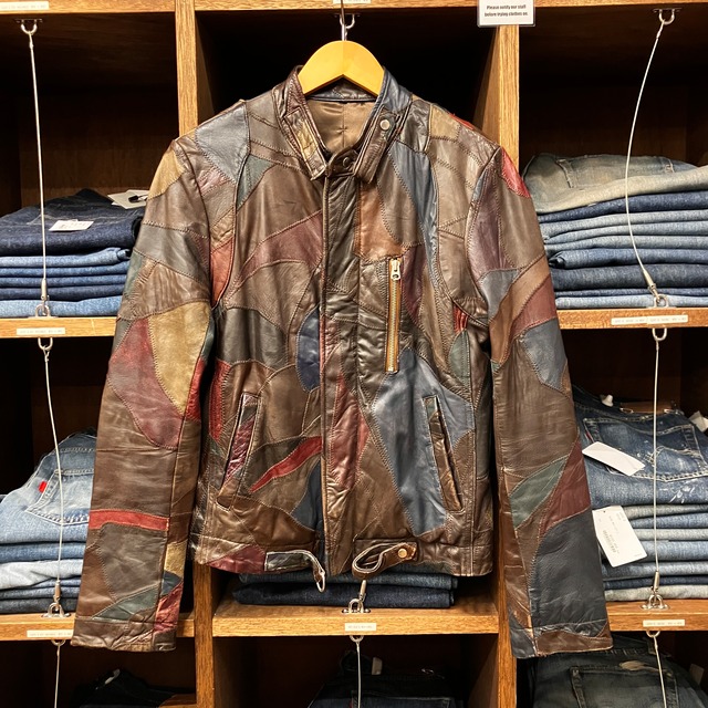 ⊕⊕ PATCH WORK LEATHER JACKET