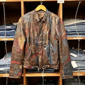 ⊕⊕ PATCH WORK LEATHER JACKET