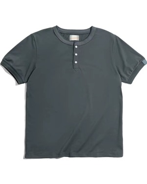 Heavyweight Cotton Henley T-Shirt  K0242