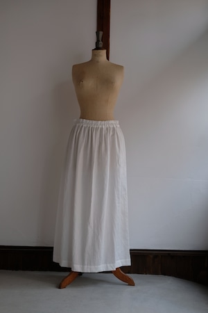 ギャザースカート White