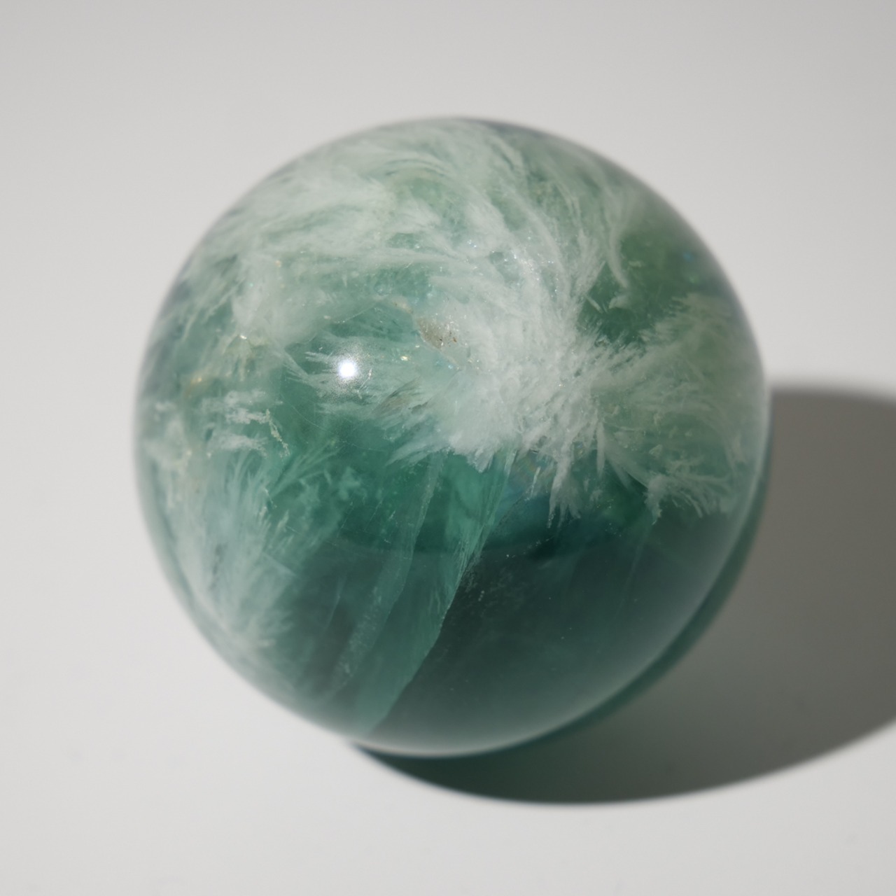 エンジェル フェザー フローライト 【φ4.7cm】/ スフィア