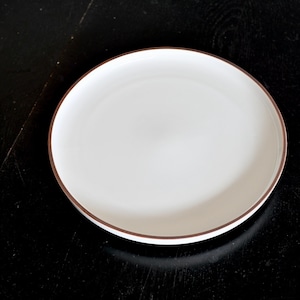 【50297】九谷の白 大皿 丸 / Kutani White Big Round Plate/ Showa Era