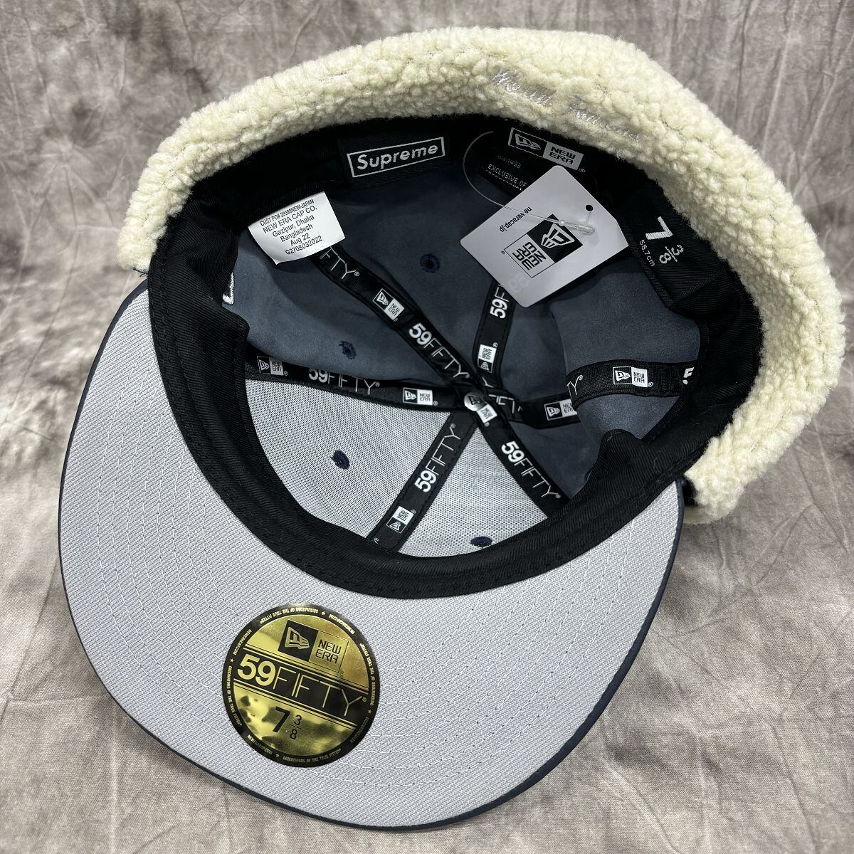Supreme×New Era/シュプリーム×ニューエラ【22AW】Leather Earflap Box Supreme×New Era/シュプリーム×ニューエラ【22AW】Leather Earflap Box