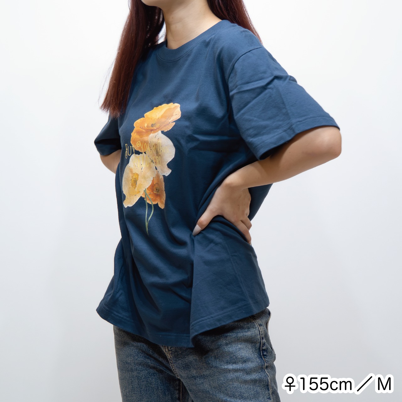 BYOF poppy TEE [スレート]