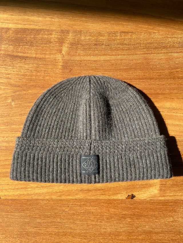 POST O'ALLS / 4102 / POST BEANIE / wool knit - brown heather