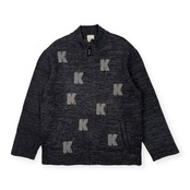 Karl Helmut カールヘルム K柄 ワッペン コットンニット ジャケット カーディガン サイズ M /メンズ/ピンクハウス