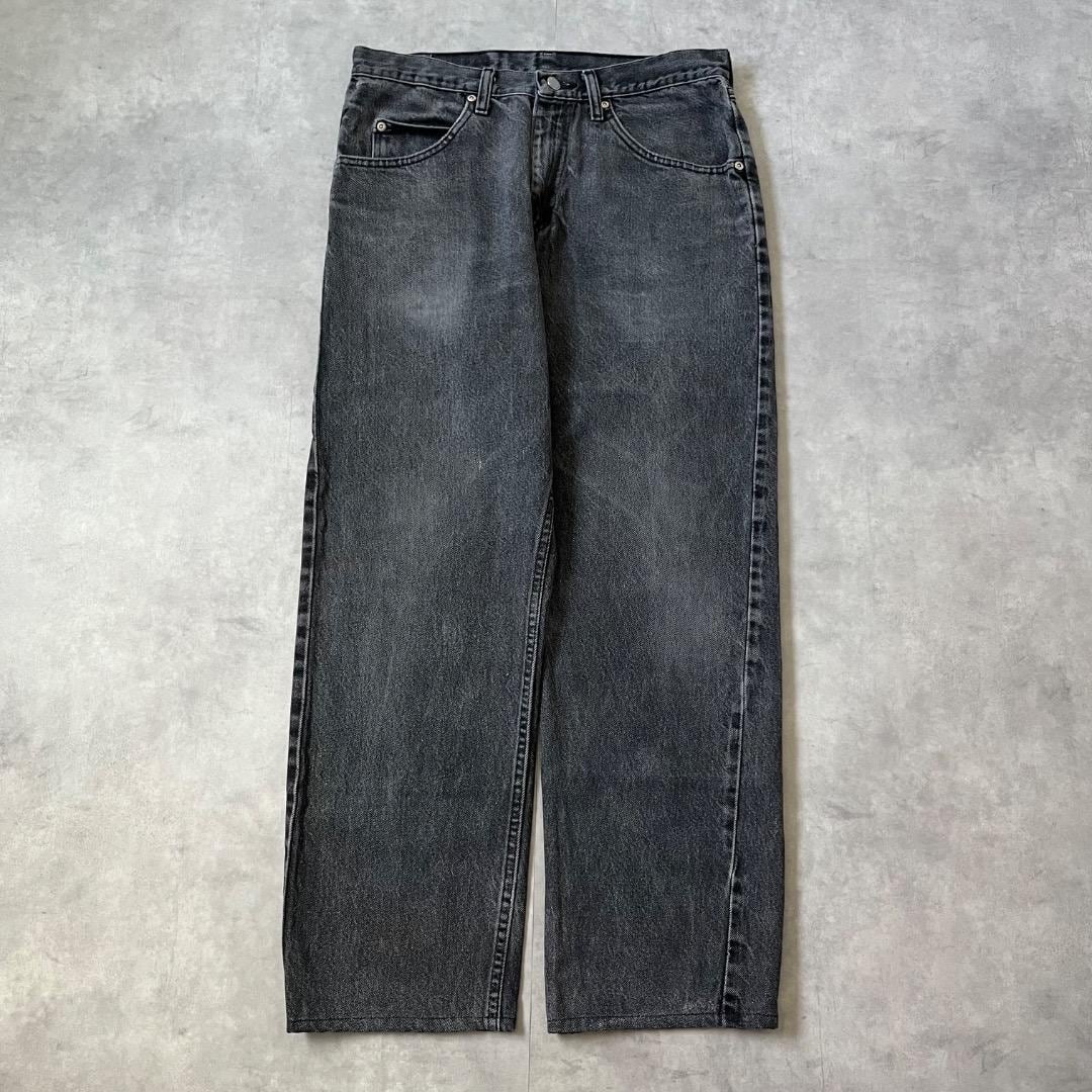 Wrangler ラングラー W33 ブラックデニム ボトム 黒 16362