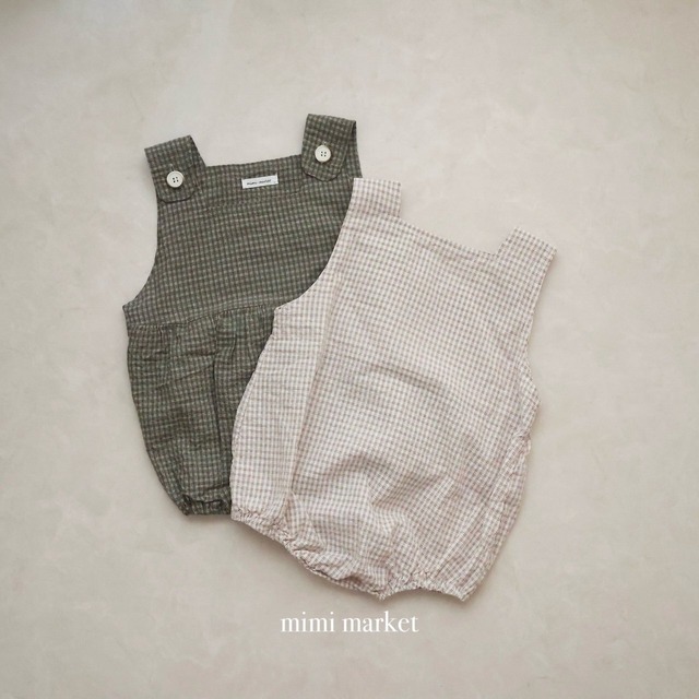【即納】mimi market/Ola Checksuit