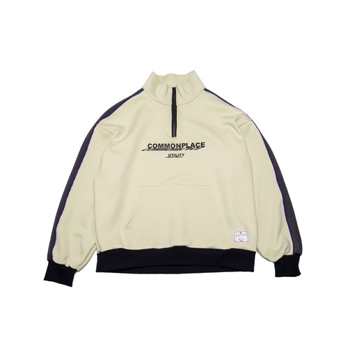 [2023Spring] EFFECTEN(エフェクテン) / double knit half zip sweat