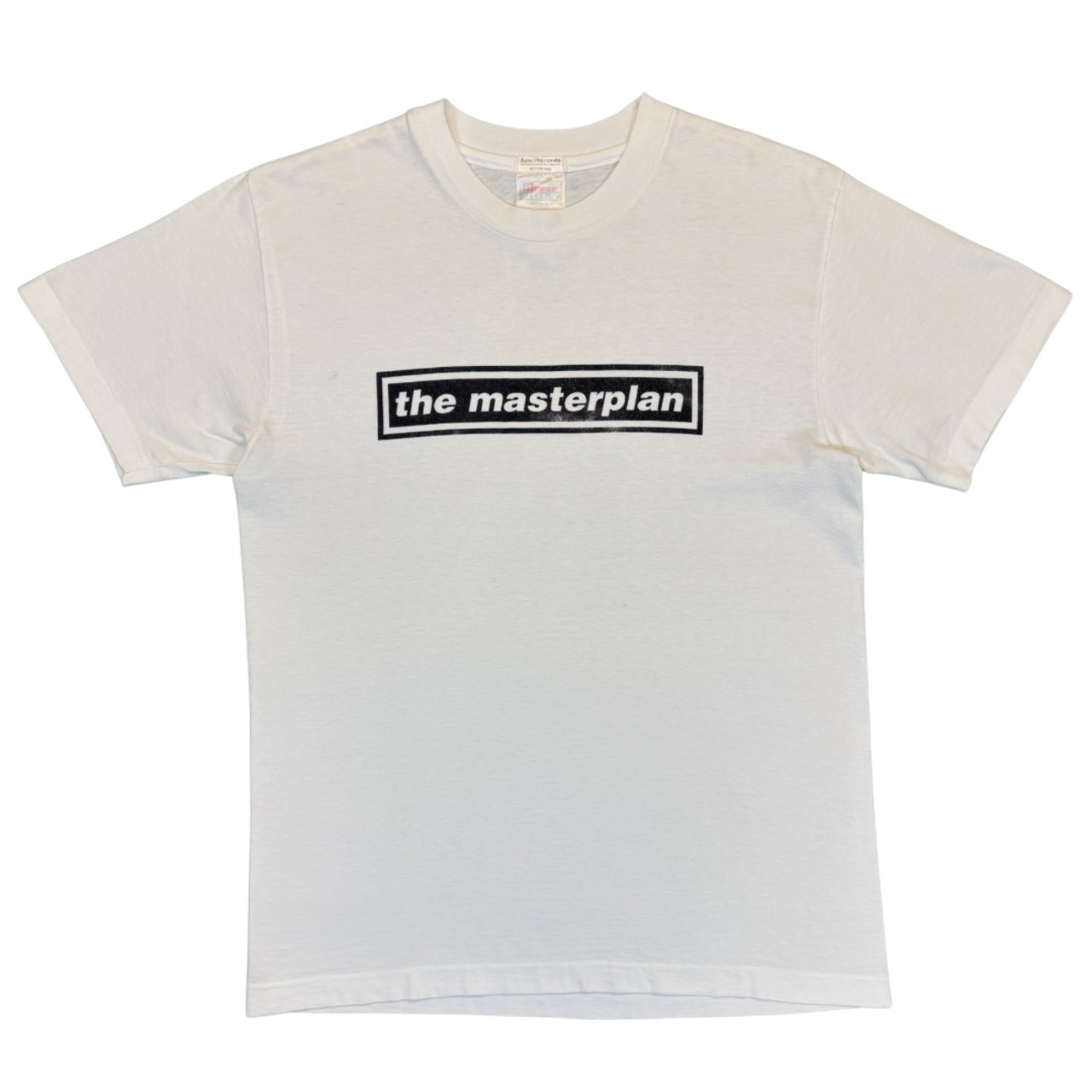 Oasis　 masterplan Tシャツ 非売品 90's OASIS THE MASTERPLAN NOT FOR SALE WHITE T-shirt MEDIUM