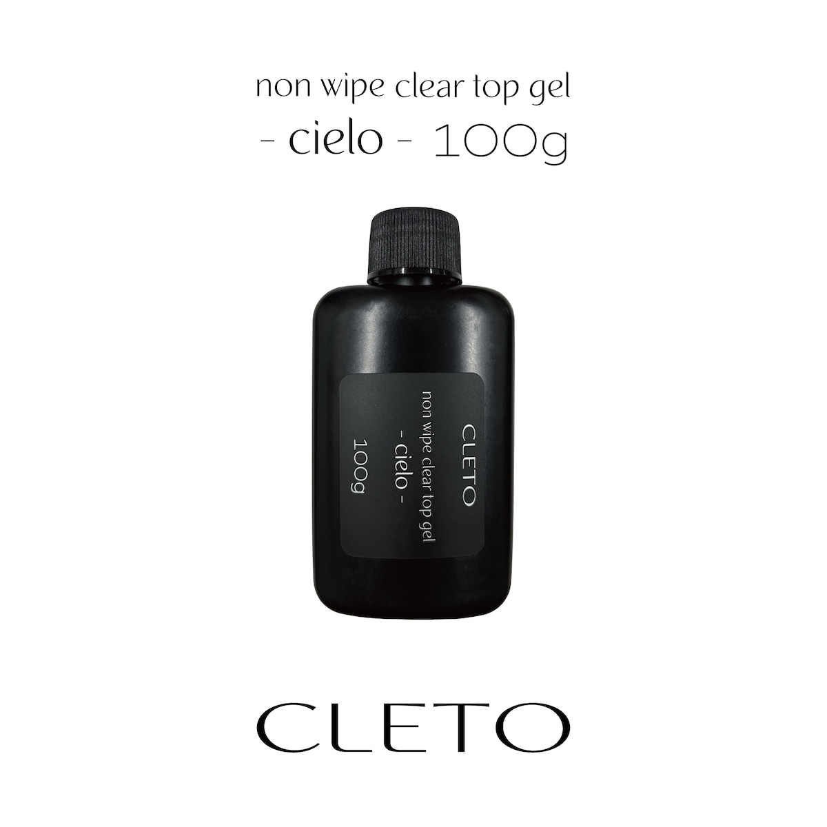 non wipe clear top gel - cielo - 100g | CLETO / loade