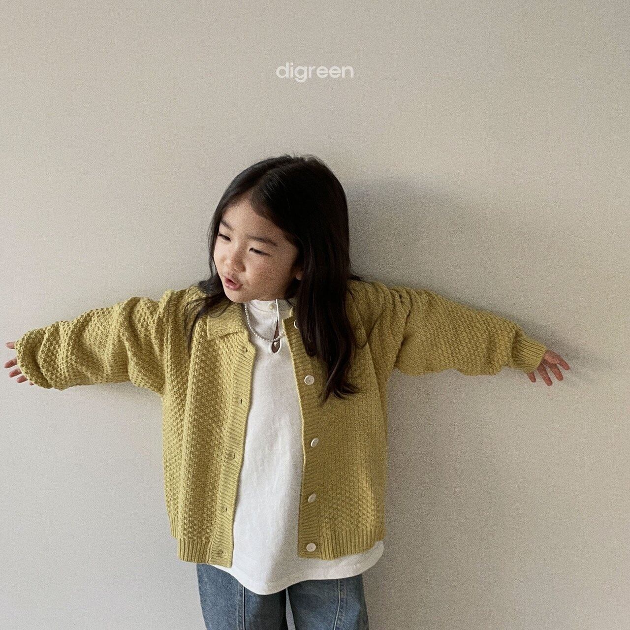 seri★韓国子供服 digreen 裏起毛 7点 Mサイズ 100cm ⌇即納⌇ digreen / Mサイズ1点 brussel cardigan 韓国子供服 | mignon