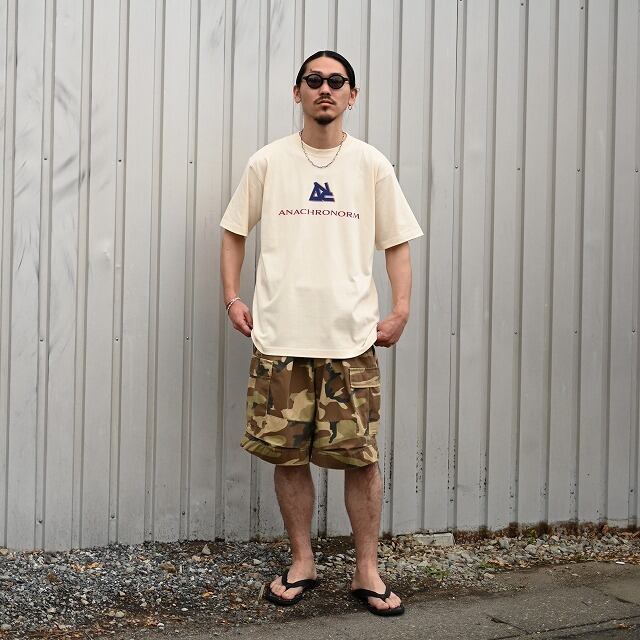 ANACHRONORM(アナクロノーム)なんかいい配色のTシャツと気分なカモ柄