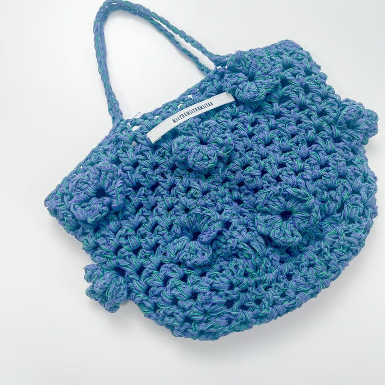 [Pattern] フラワーメッシュミニバッグ