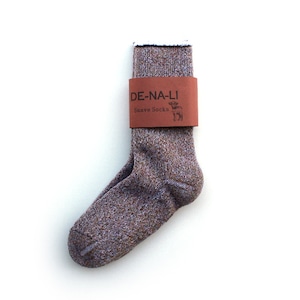 DE-NA-LI × fridge Cashmer Suave Socks / Brown