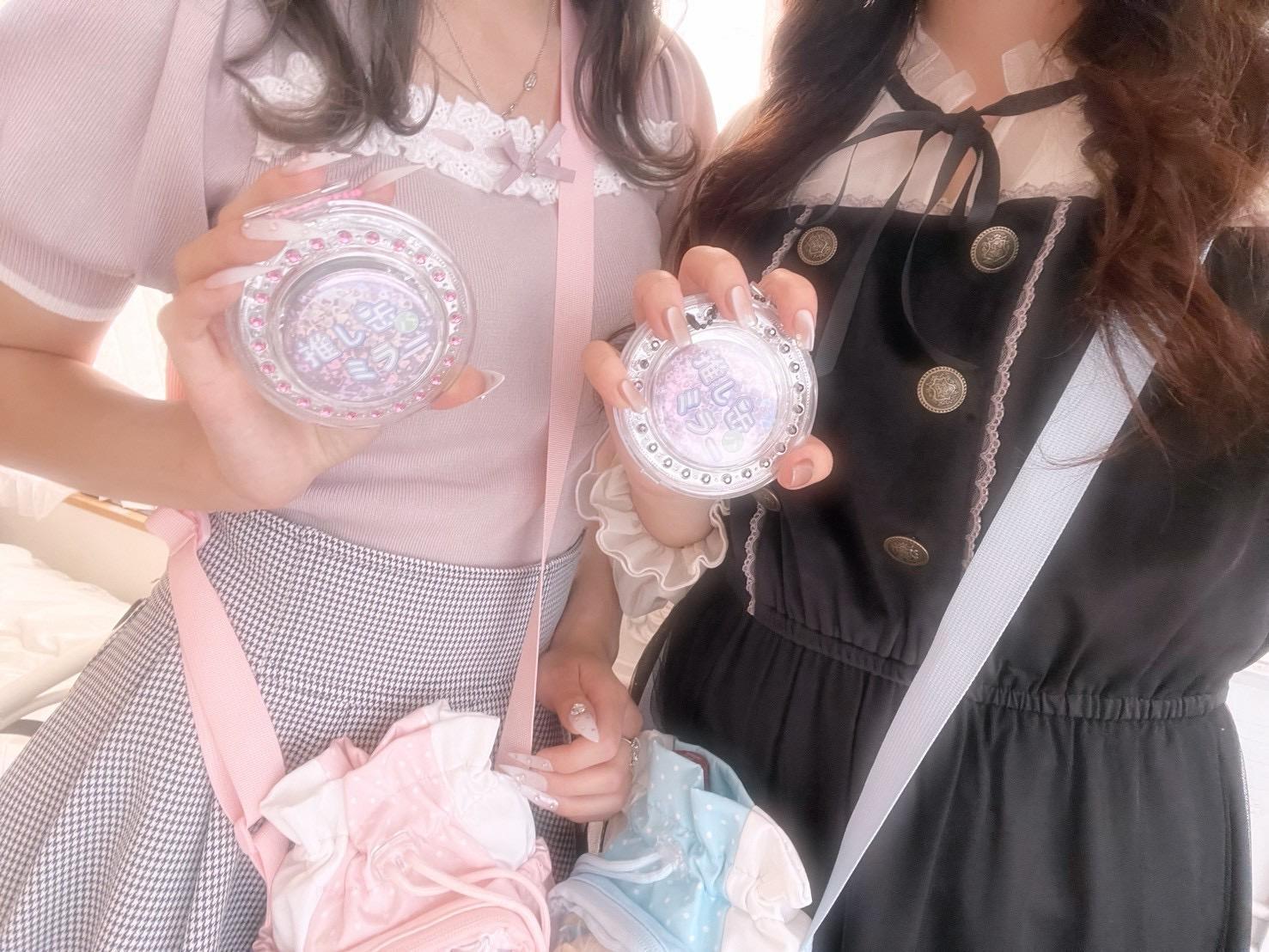 選べる全8色】推し缶バッジミラー ジュエル・プレミアム | oshikatsu mart