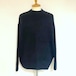 Mohair Style Crew Neck Knit　Black