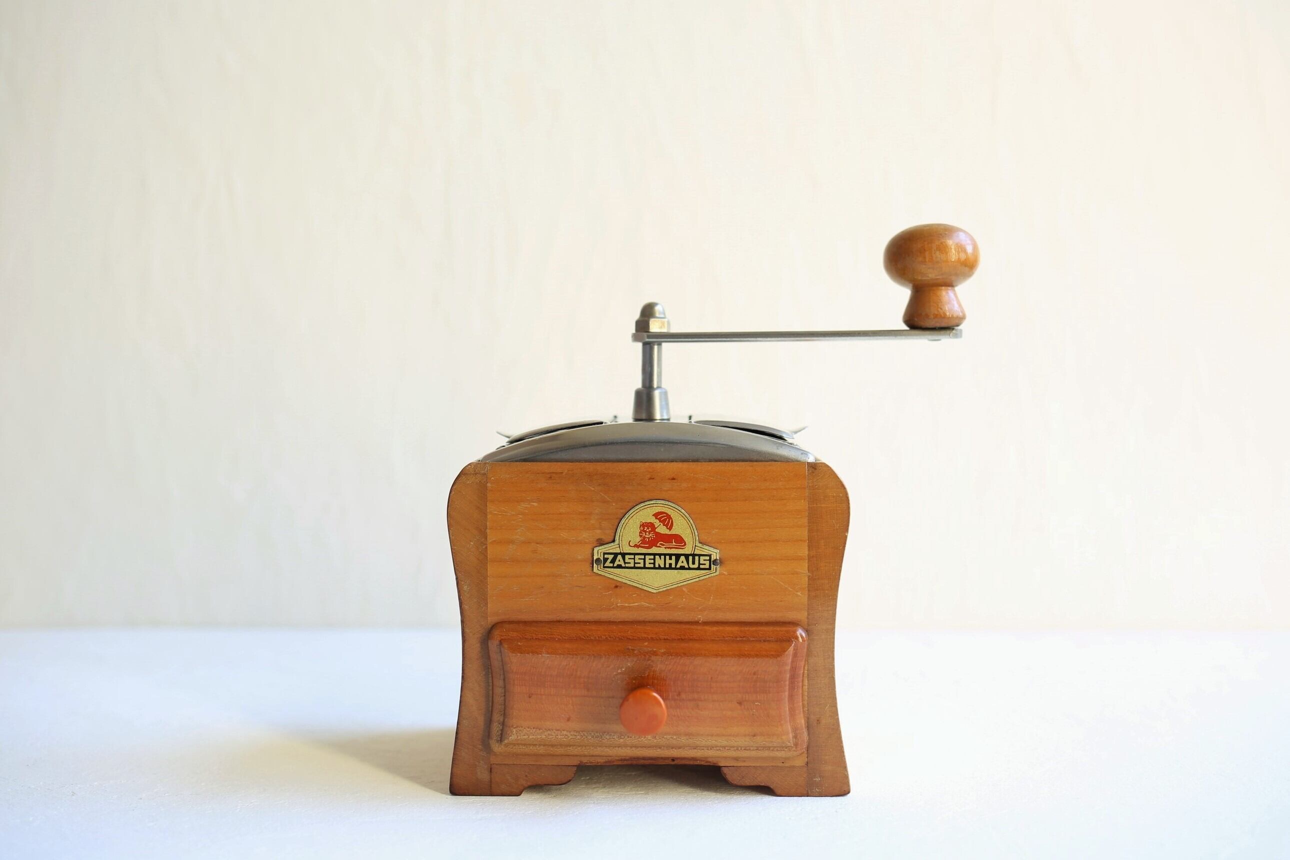 ドイツ ヴィンテージ ZASSENHAUS ザッセンハウス コーヒーミル (蓋両開き) N-03084