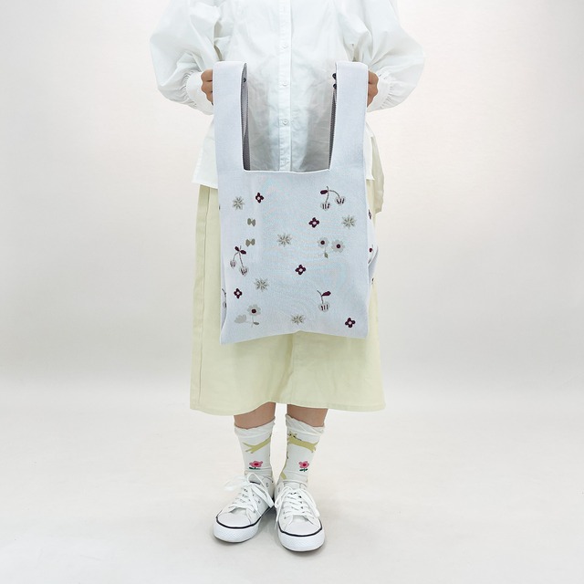 【Aiko Fukawa】布川愛子 KNIT MARCHE BAG  ドレスを着た猫 ニットマルシェバッグ