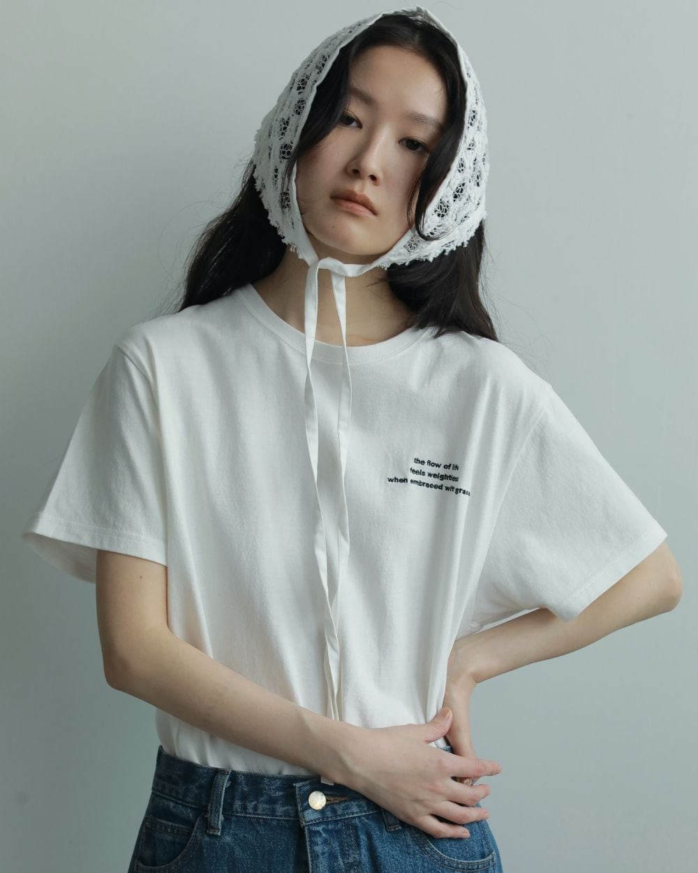 anuke 】Embroidery Logo T-shirts | valance 福井｜レディース