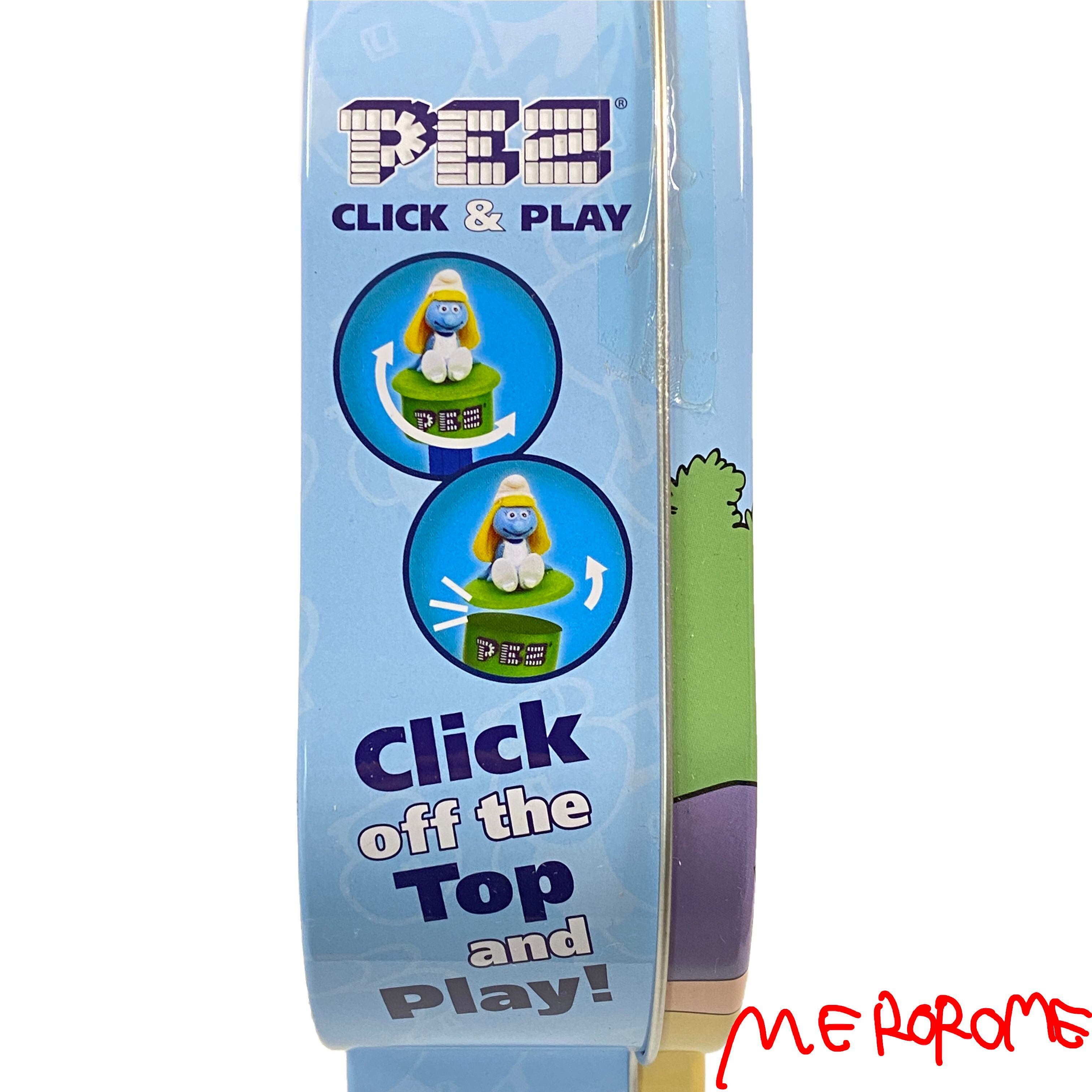 PEZ Smurfs CLICK & PLAY | ペッツ スマーフ ギフトセット | merorome