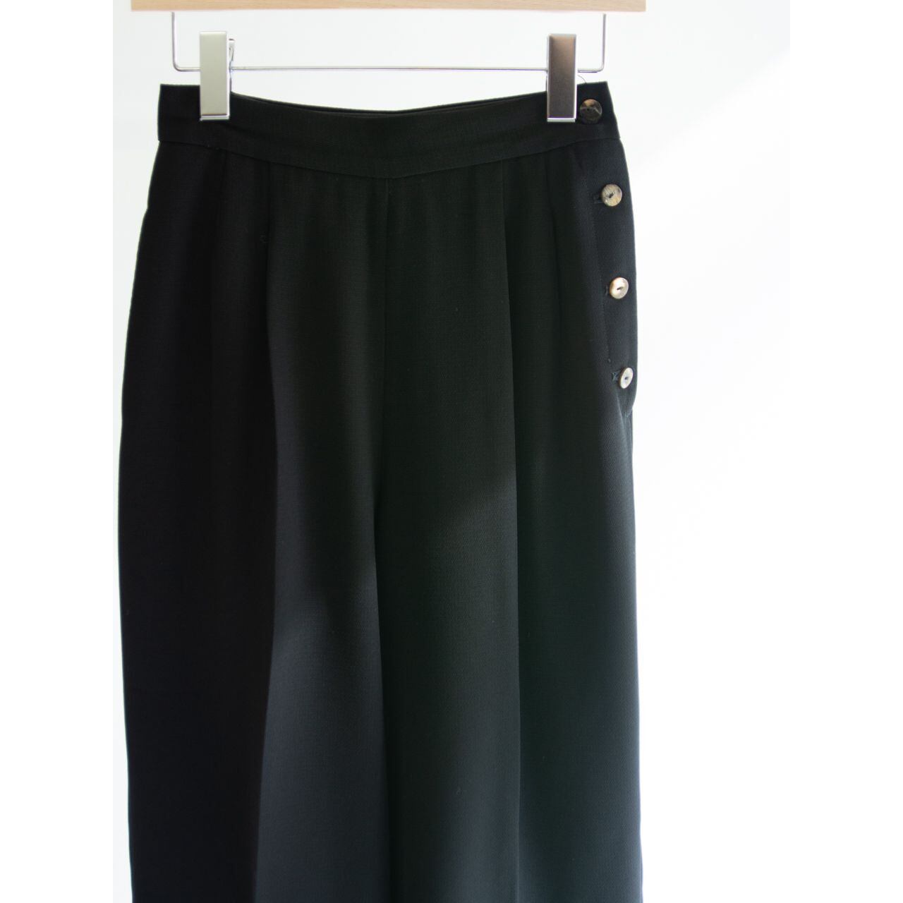 【tricot COMME des GARCONS】Made in Japan "AD1988" 100%Polyester Cropped Wide Pants(トリコ コムデギャルソン 日本製 ポリエステルクロップドワイドパンツ)