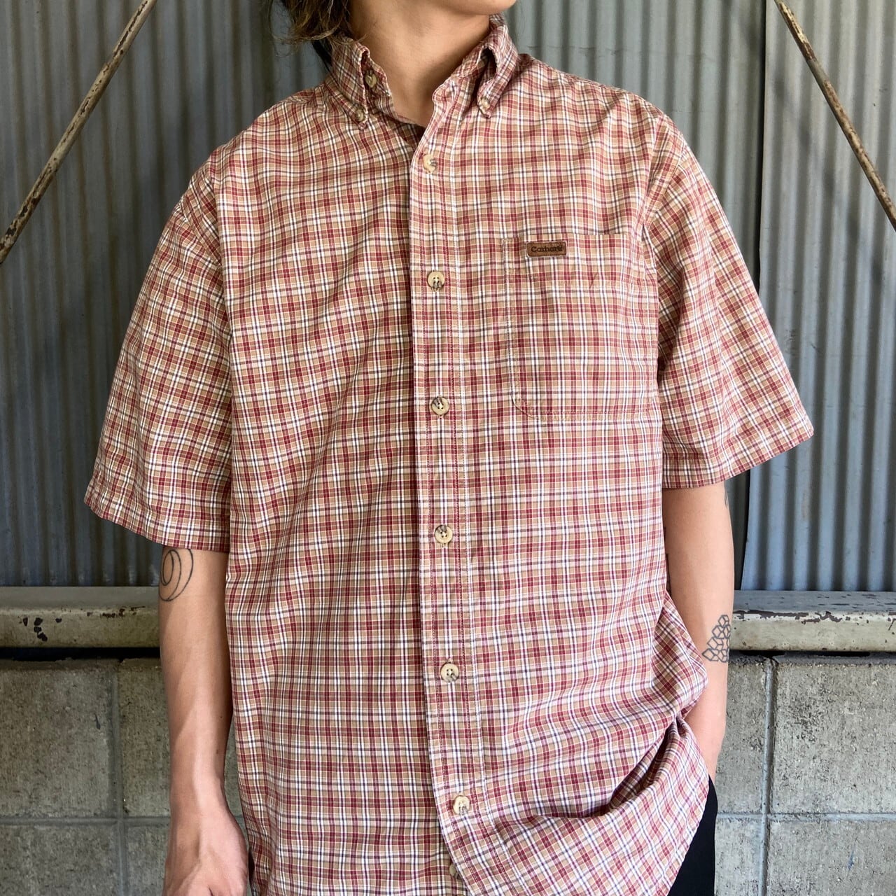 ショーンジョン ボーダー 半袖 ポロシャツ 古着 00s archive y2k ショーンジョン ボーダー 半袖 ポロシャツ 古着 00s archive y2k