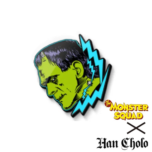【HANCHOLO/ハンチョロ×モンスター・スクワッド】FRANKENSTEIN E PIN GITD ピンバッチ / / 14400