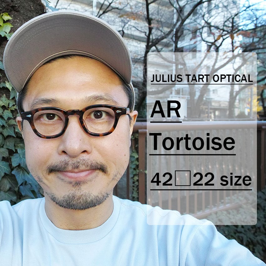 JULIUS TART OPTICAL / AR / ブリッジ 22mm / TORTOISE トータス べっ甲柄