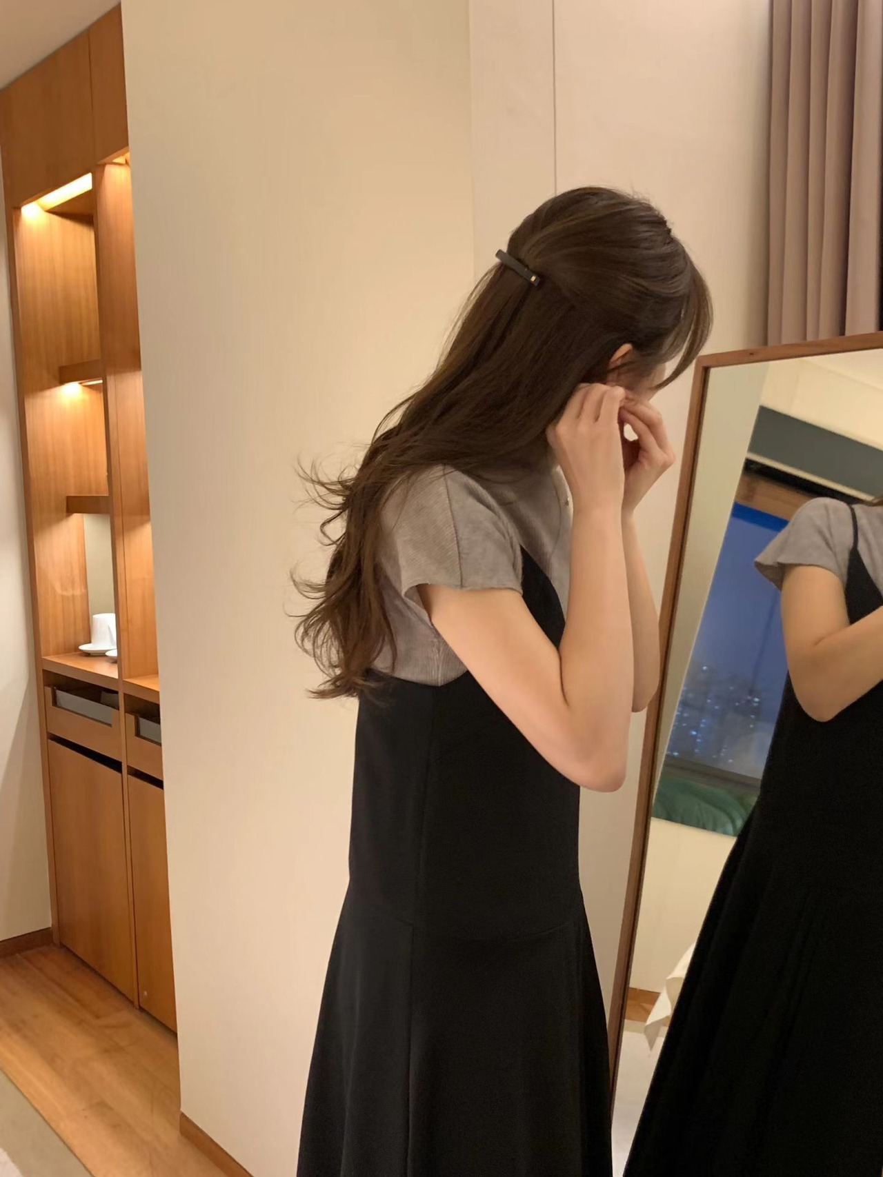 (OUNCE) blooming half blouse / 2color