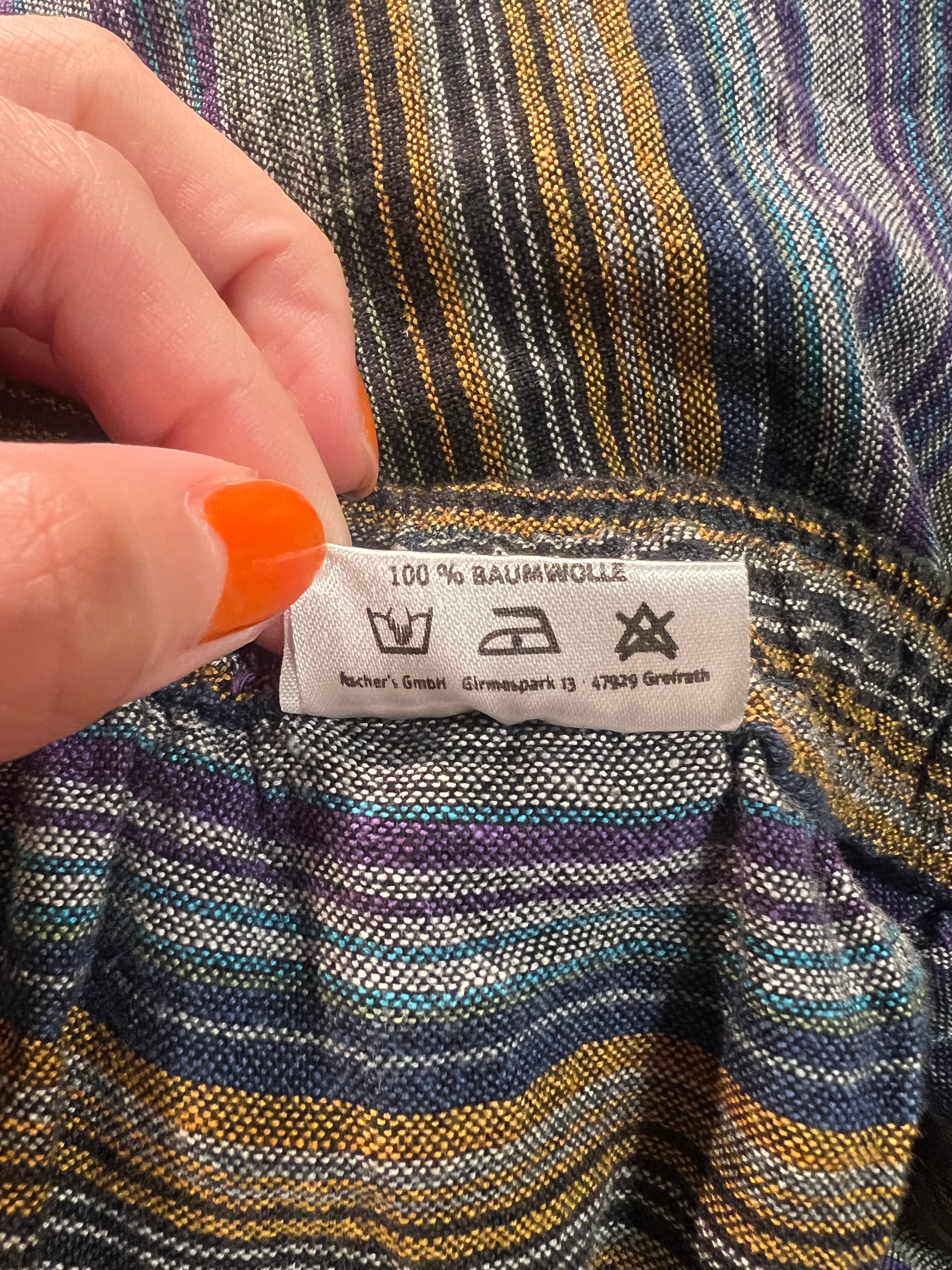 Vintage Nepal stripe cotton pants ( ヴィンテージ ネパール