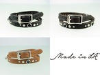 エルエー ナイツ ブラック 2:MADE in LA メイド イン エルエー レザー ブレスレット
