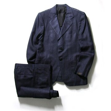 高級✨️ 『GUCCI』 グッチ スーツセットアップ 緑 チェック ウール100 