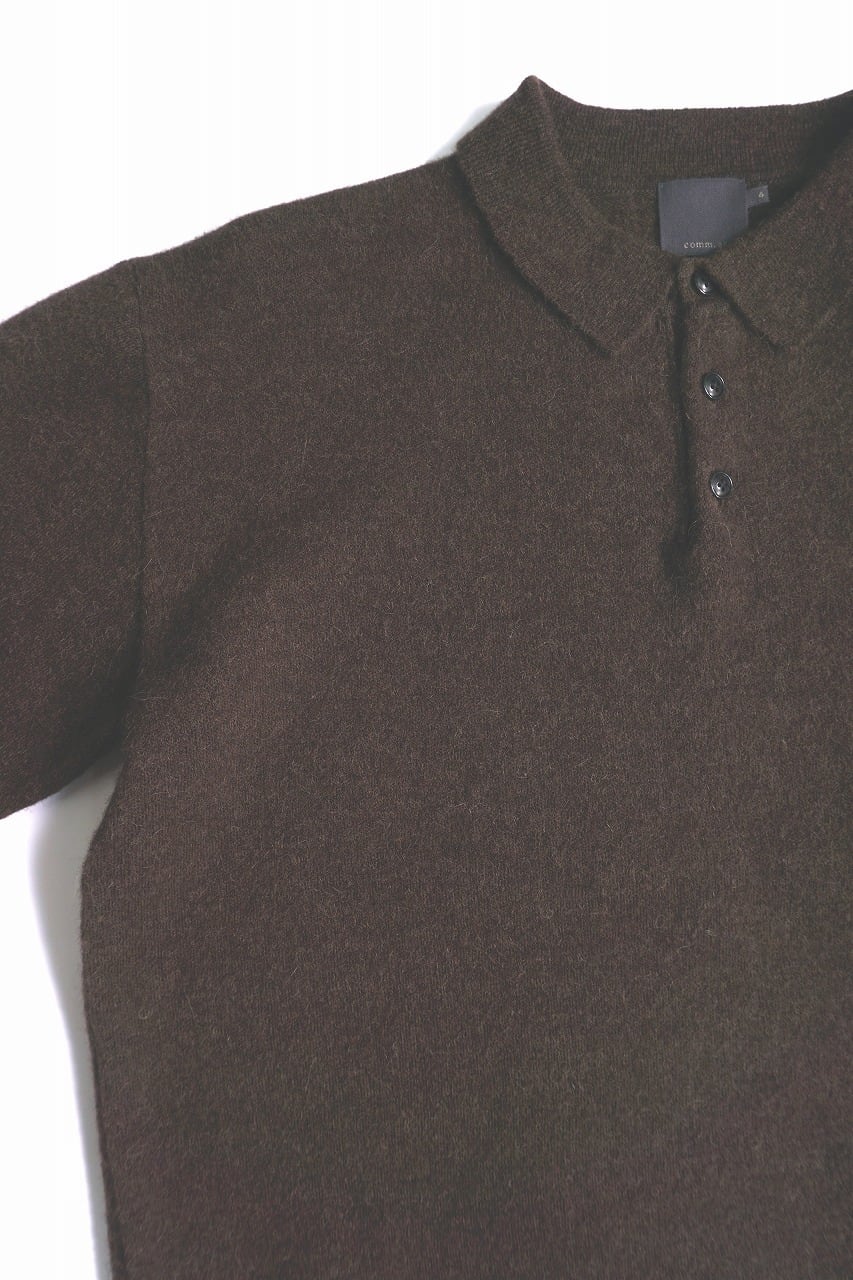 Alpaca Wool Smooth Knitted Polo